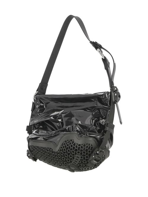 Borsa con dettaglio gommato nero opaco INNERRAUM | S05BSBKPV00BLACK SHINY/BLACK